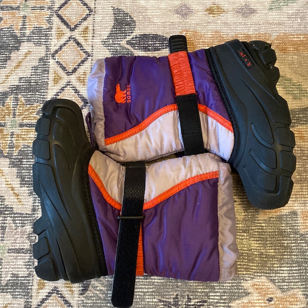 Sorel Flurry Purple Winter Snow Boots